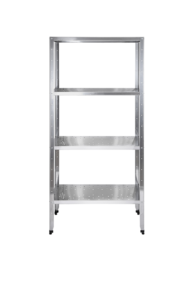 Стеллаж кухонный с перфорированными полками Luxstahl СРП-1800*600*300