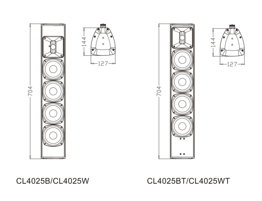 2-полосная акустическая система FDB CL4025B