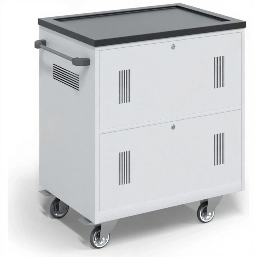 Тележка для хранения 30 ноутбуков и планшетов 17,3 дюймов