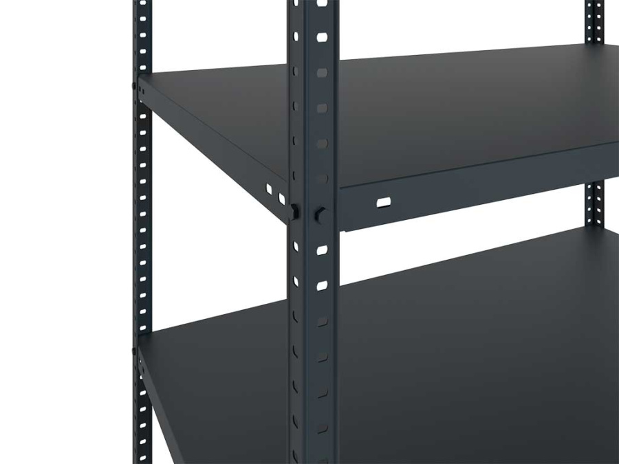 Стеллаж MS 200/100x40/5 Black