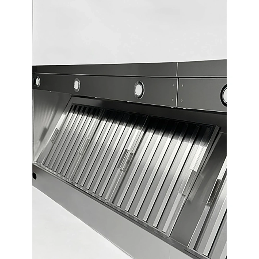 Зонт вытяжной пристенный с подсветкой ЗВПКП-16/14