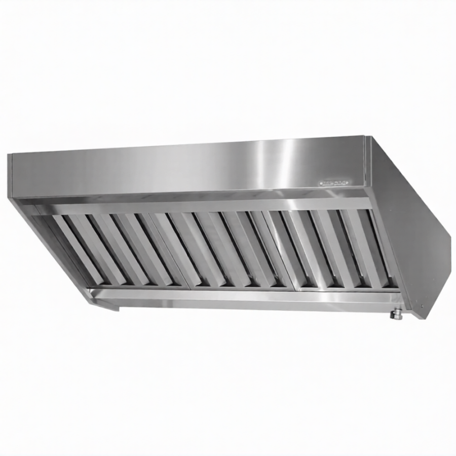 Зонт приточно-вытяжной полуоткрытый ЗППб 400х1000х1600 «Base» островной