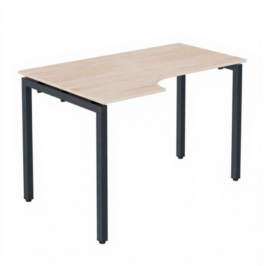 Эргономичный стол N6 1200/800х600/400 «СМАРТ» подстолье «П» профиль 40x40 столешница 16 мм