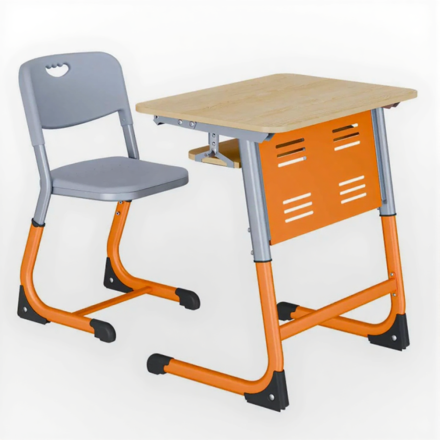 Парта 1М Smart с полкой (Перф. Экран)