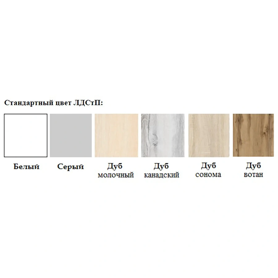 Стол рабочий угловой СУ левый (корпус и столешница ЛДСП дуб вотан)