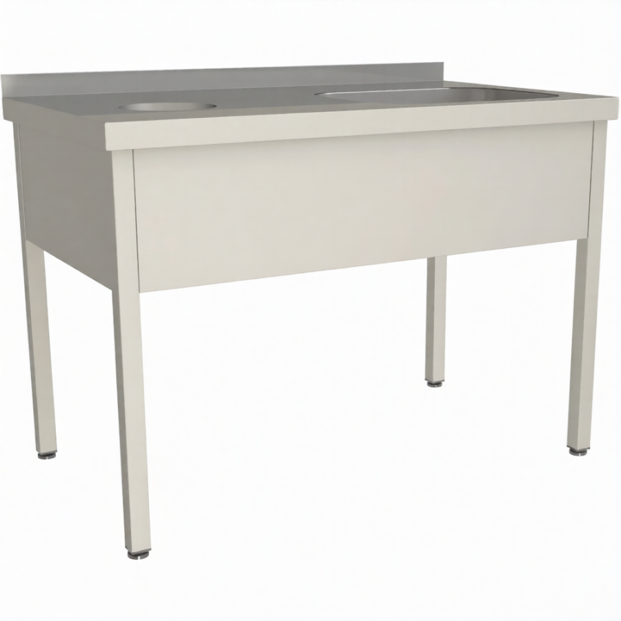 Стол для сбора пищевых отходов с ванной СПОВЦ/1-13/6-БО-П