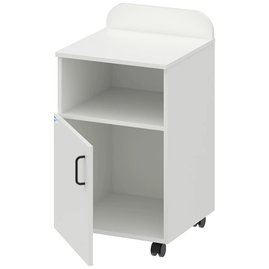 Тумба прикроватная с бортом WHITE LITE 1