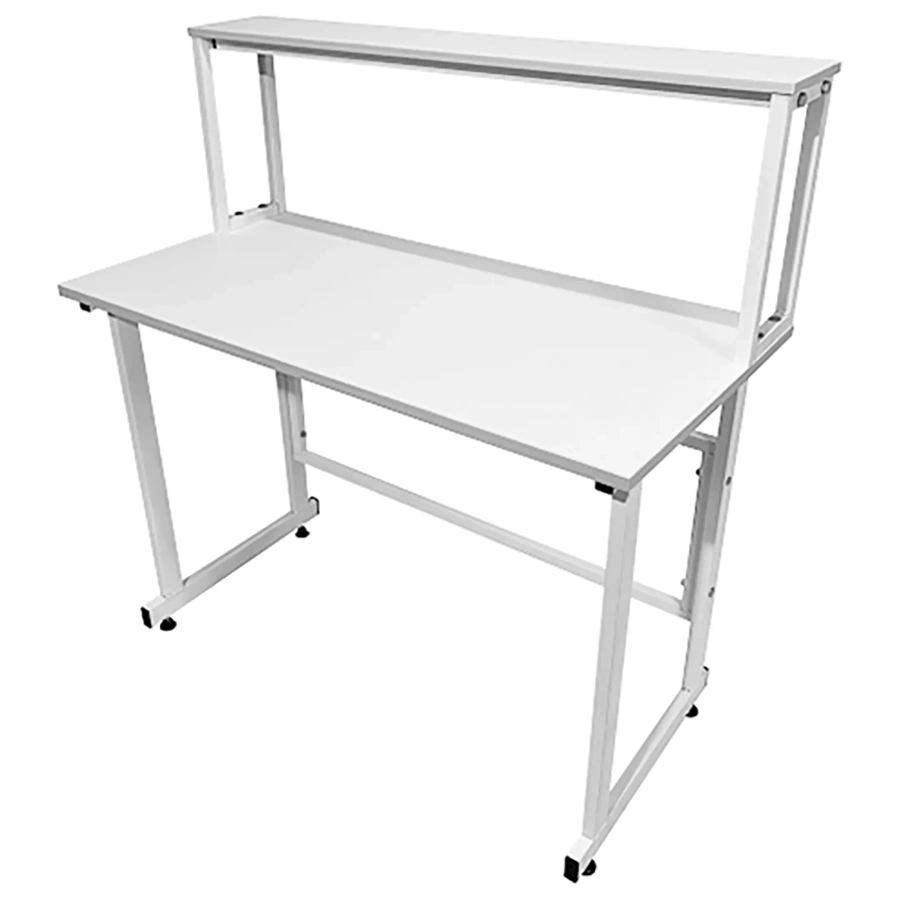 Стол лабораторный с надстройкой СЛн 16.010 (белый)